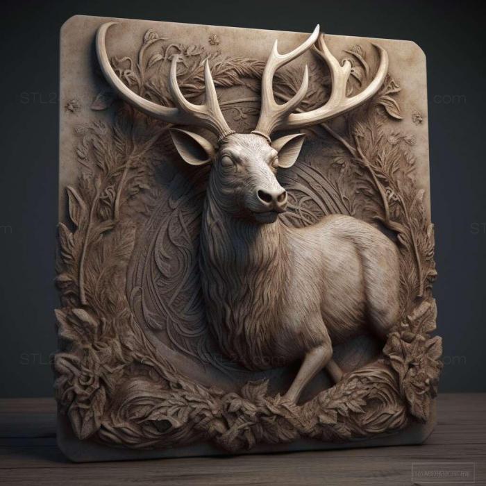 Nature and animals (Hayoceros 3, NATURE_3635) 3D models for cnc